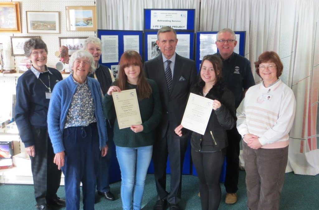 Lord-Lieutenant visits Tavistock Area Support Services
