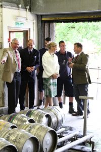 Royal Visit to Otter Brewery