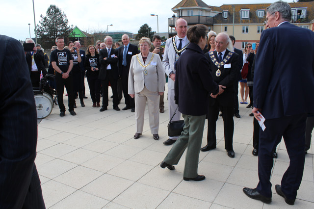 HRH Princess Royal visits Seaton Jurassic Visitors Centre