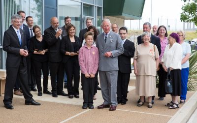 HRH Prince of Wales visits MVV Environment Devonport