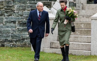 Princess Royal visits Mount Kelly Pool, Tavistock