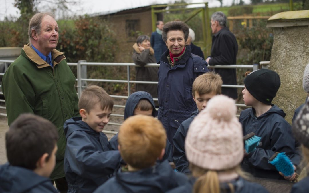 HRH Princess Royal visits Farms for City Children