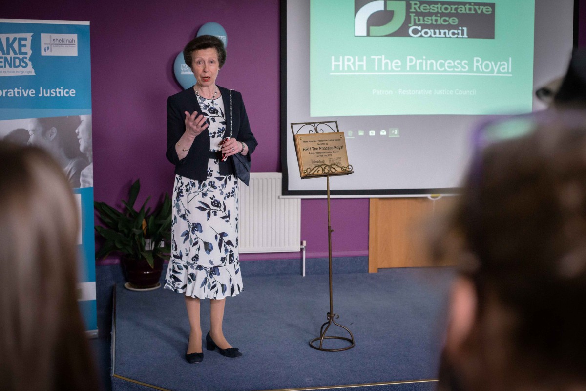 Princess Royal At Make Amends Conference, Torquay