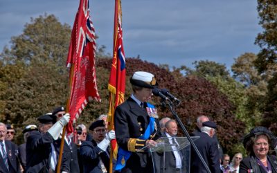 HRH Princess Royal unveils Merchant Navy Monument on 3rd Sept at Plymouth Hoe