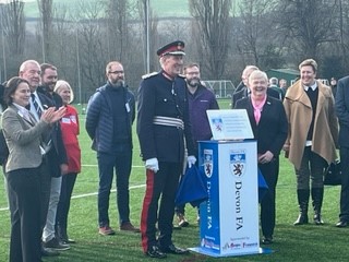 Opening of the new 3G pitch at Devon FA
