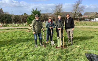 Devon is getting planting!