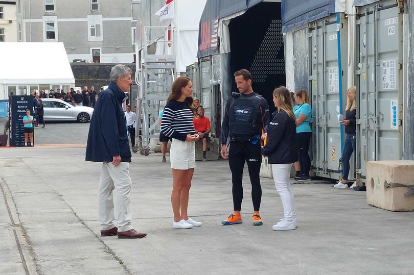 HRH The Duchess of Cambridge in Plymouth for SailGP