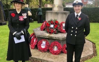 Armistice Day at Higher Cemetery, Exeter