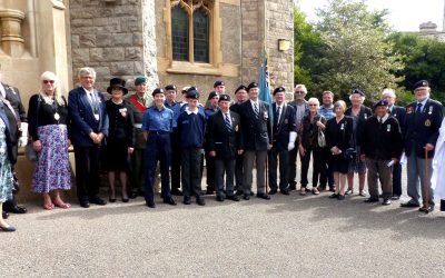 The Dedication Service of the Seaborne Salter Memorial Plaque