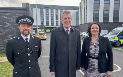 The Lord Lieutenant’s visit to Exeter Police Station