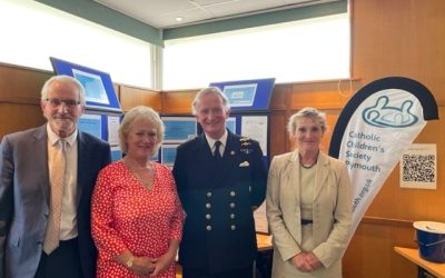 Rear Admiral Chris Snow CBE DL visits the Catholic Children Society
