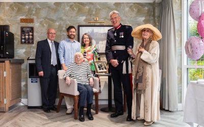 The Lord Lieutenant of Devon Presents Nuclear Test Medal at 100th Birthday Celebration