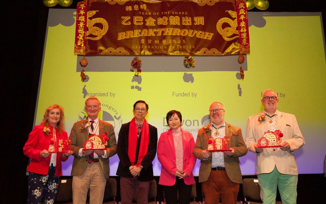 The Vice Lord Lieutenant of Devon Celebrates the Year of the Snake