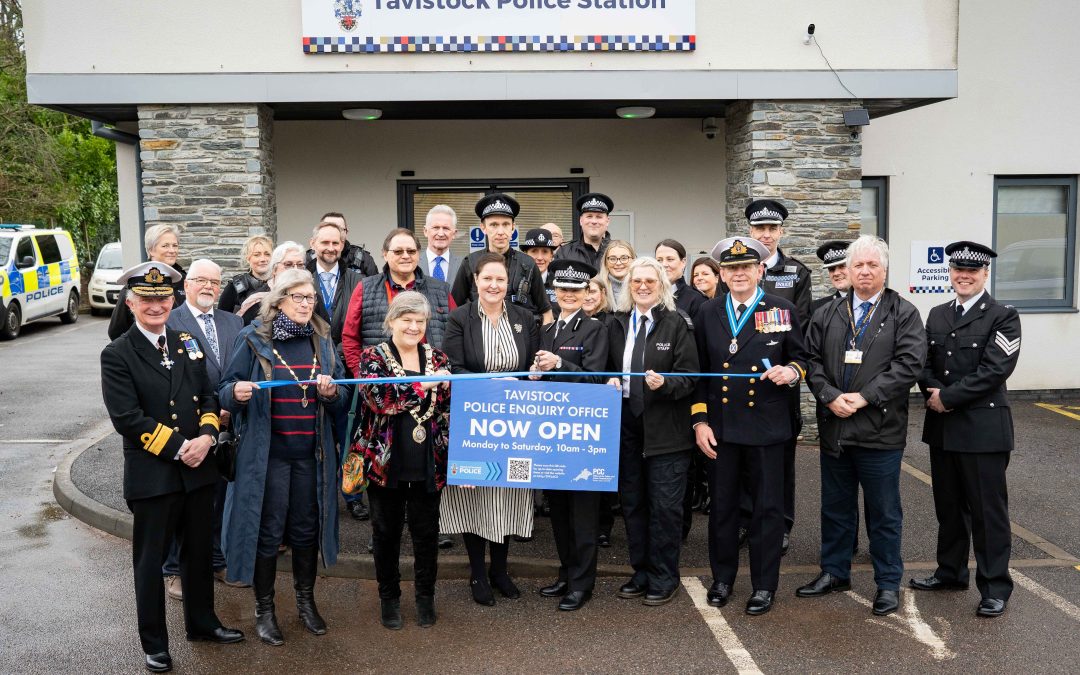 The Vice Lord Lieutenant of Devon Attends Tavistock Police Enquiry Office Opening