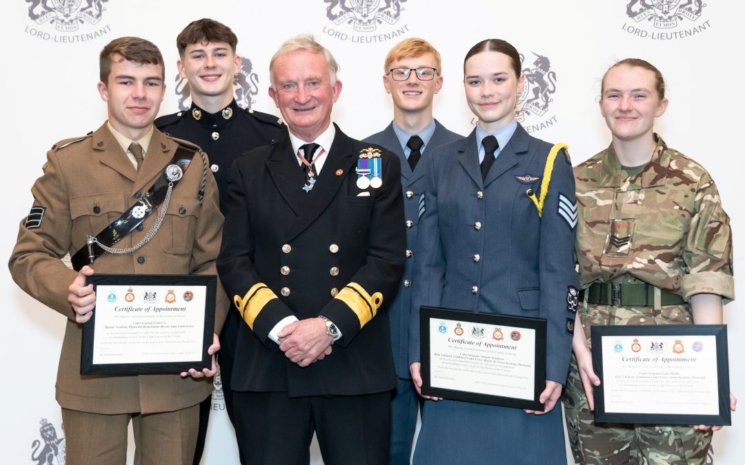 New Lord Lieutenant Cadets Appointed in Devon